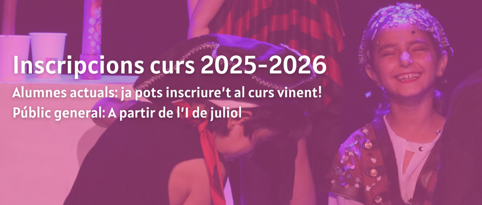 Inscripcions curs 2025-2026